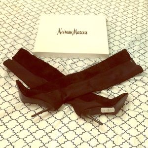 NWT suede/leather OTK Neiman Marcus boots 8.5!